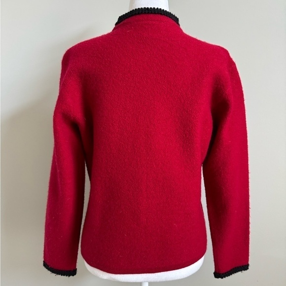 Talbots Vintage 100% Wool Cardigan Jacket Size Small - Picture 3 of 8